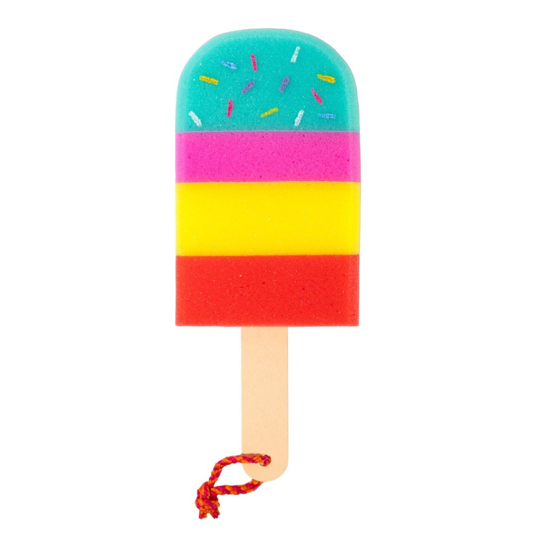 popsicle exfoliating sponge bath accessories