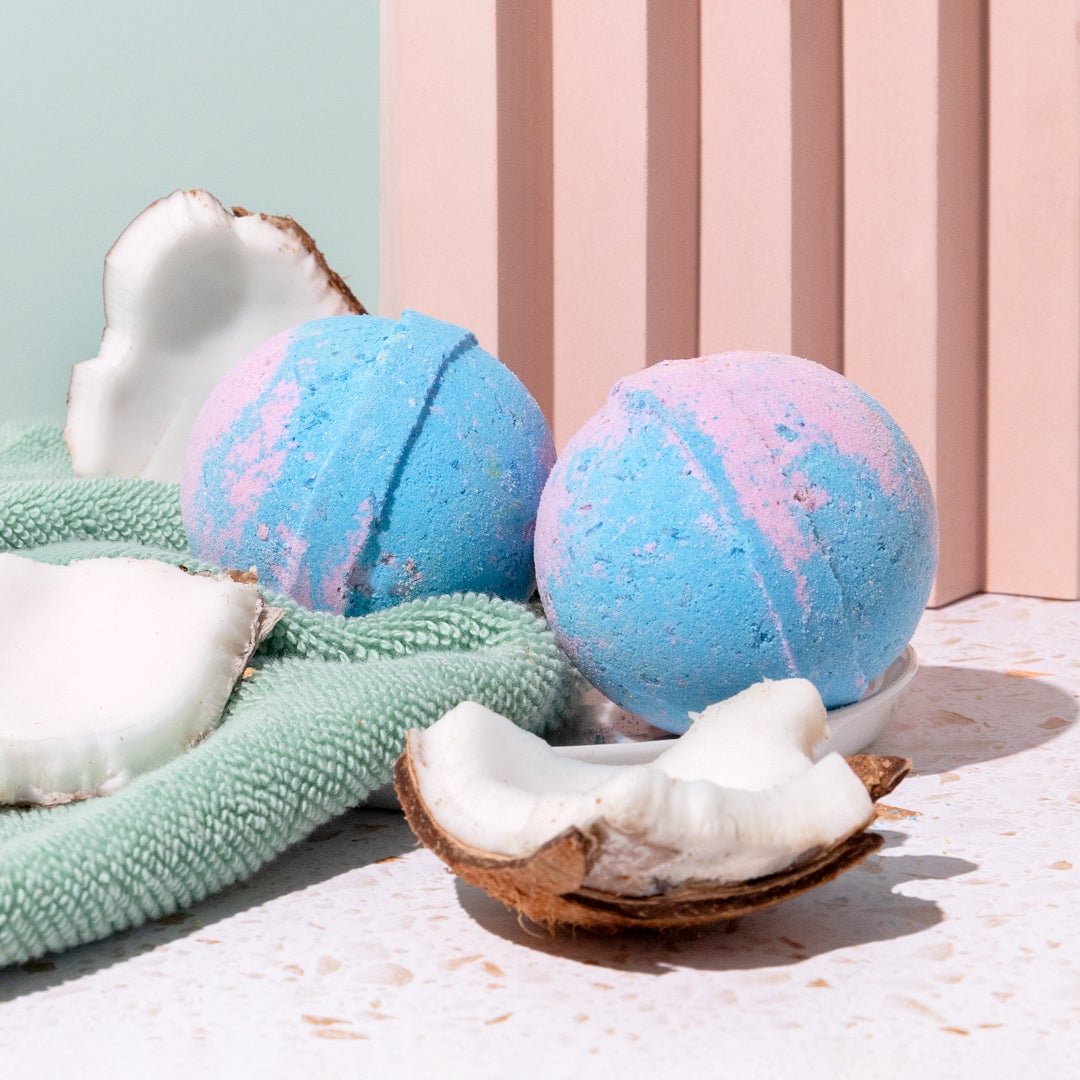 coconut dream bath bombs lifestyle