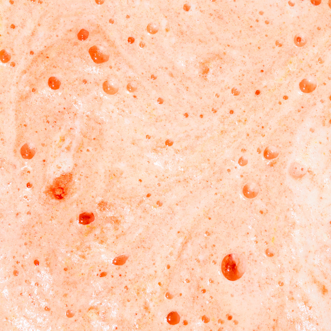 orange dreamsicle bath soak in use