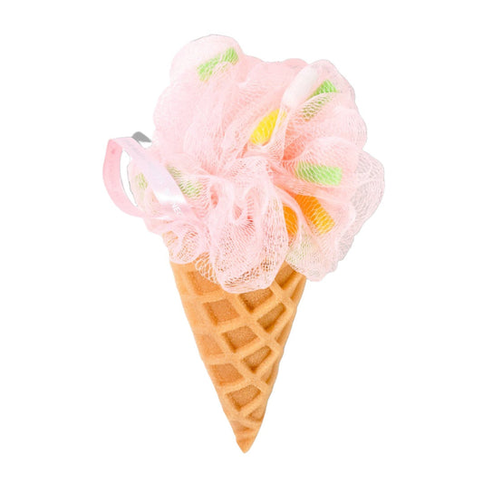 pink ice cream sponge bath accessories main