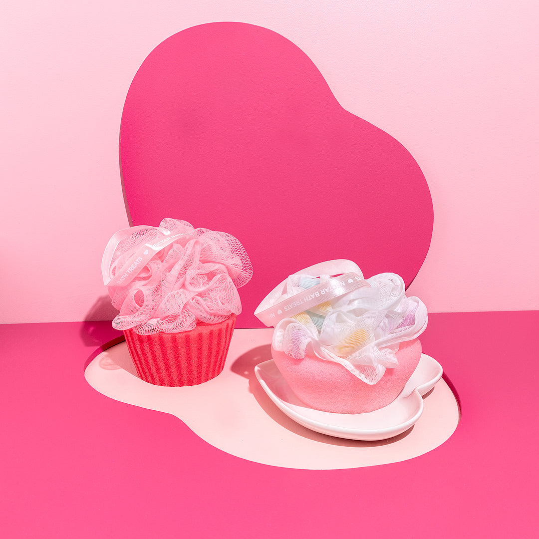 Pink Cupcake Sponge