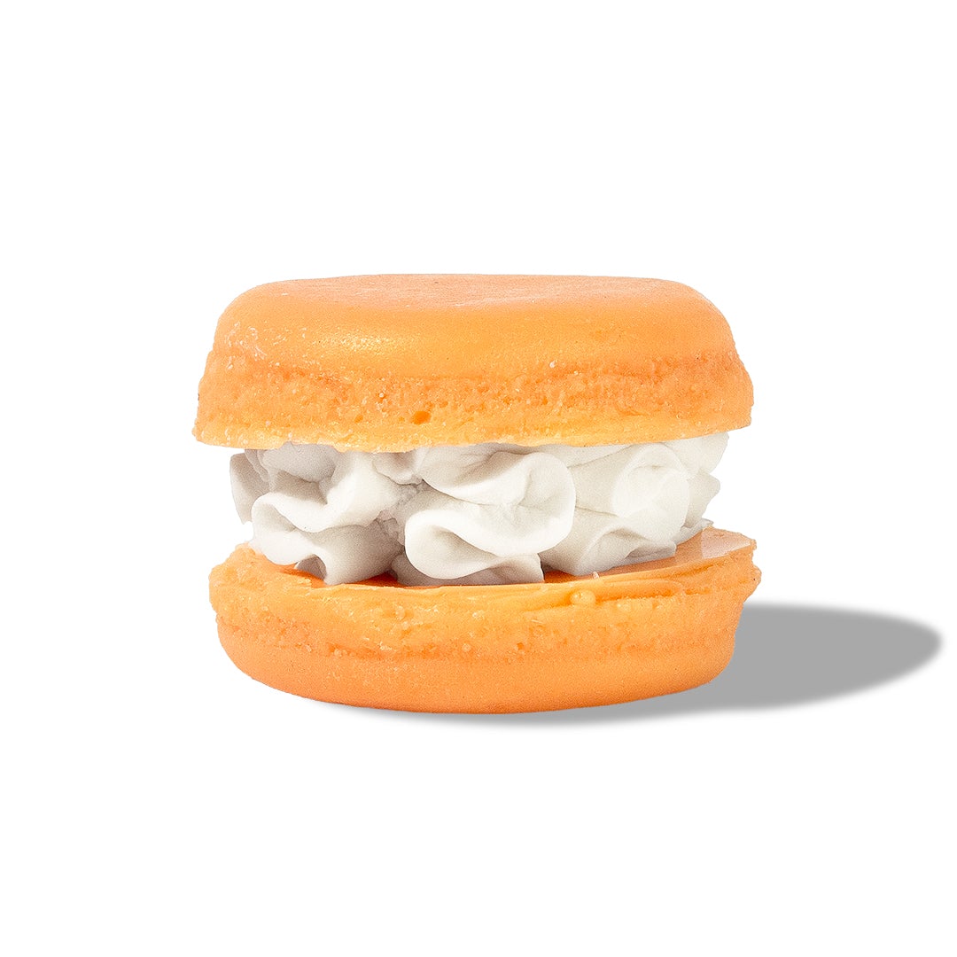 peach jumbo macaron handmade soap main