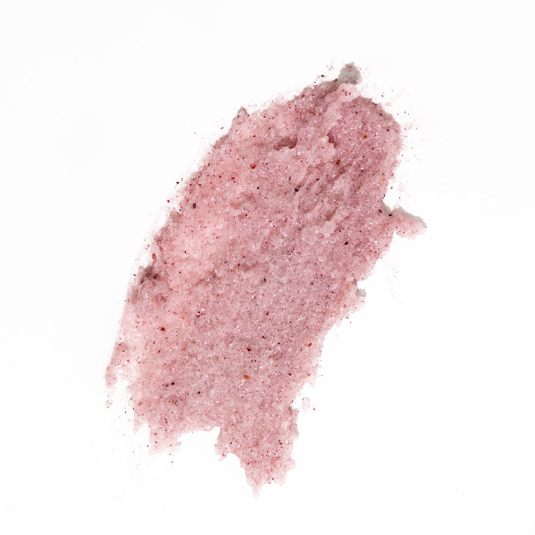 blueberry sugar lip scrub texture