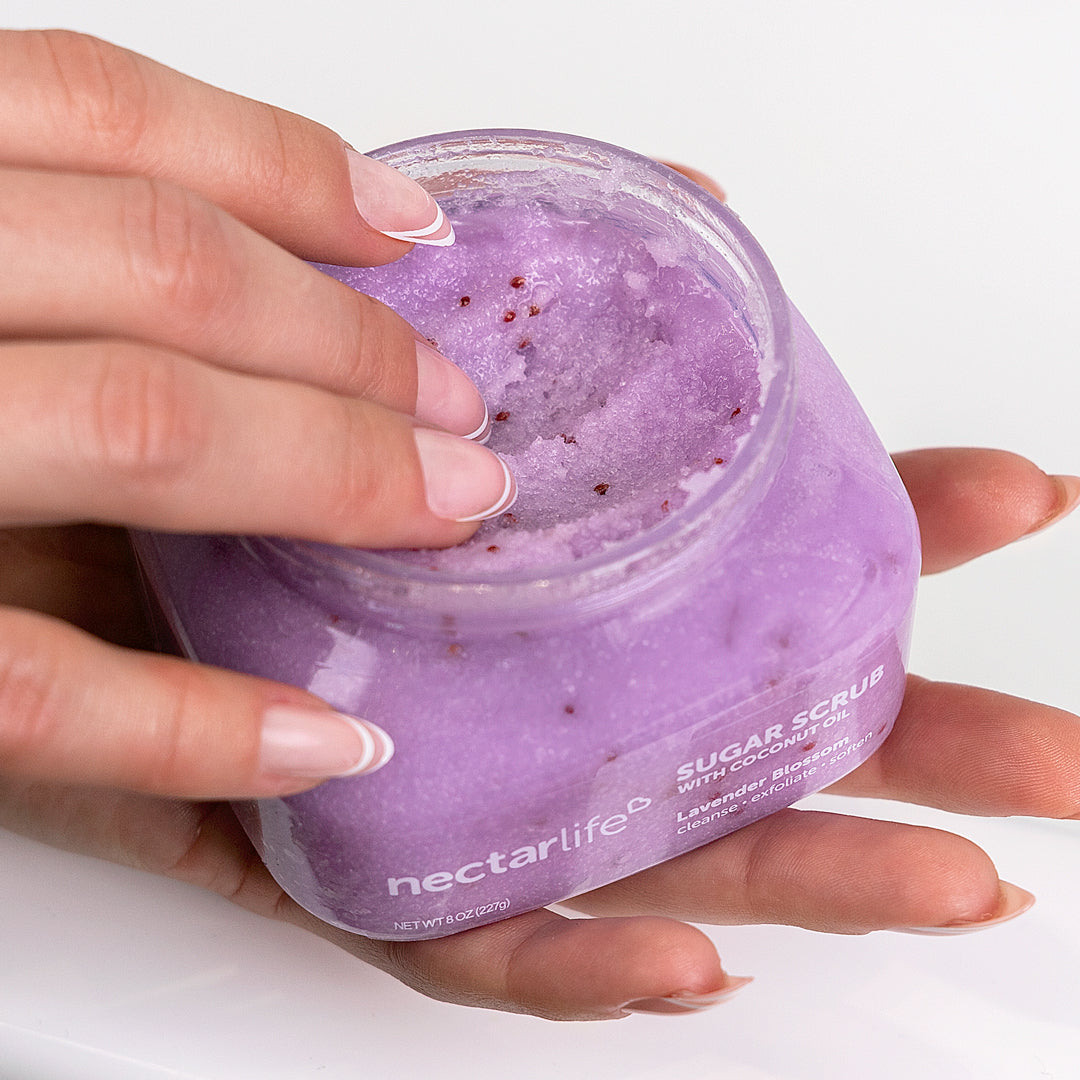 Lavender Blossom Sugar Body Scrub 8 oz