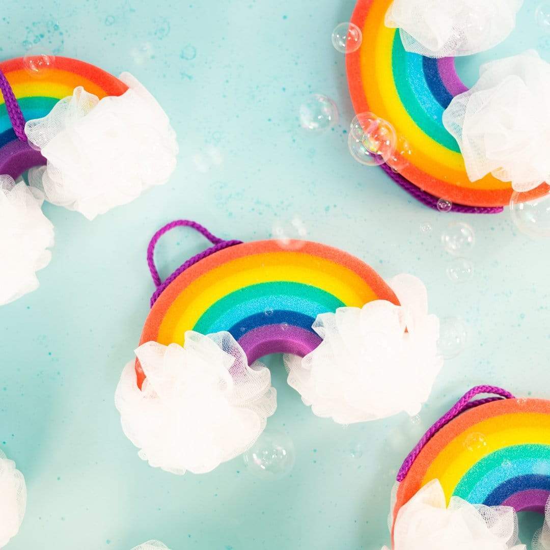 Large Rainbow Loofah Bath Sponge